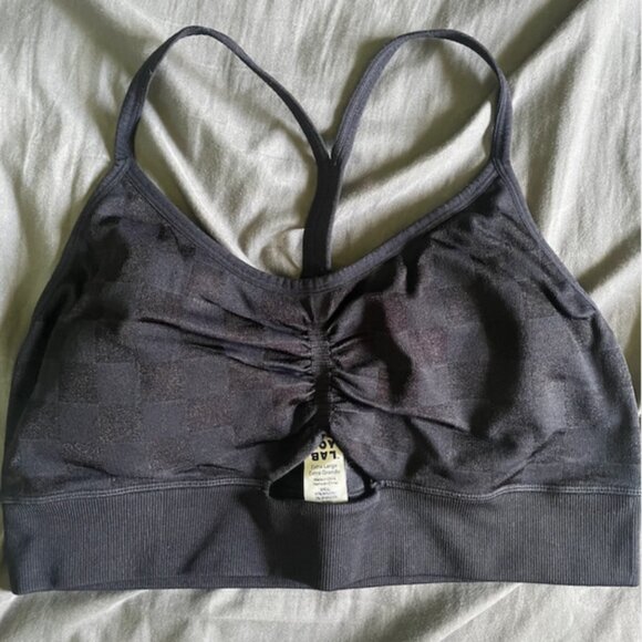 JOY LAB Sports Bra with Ruched Detail - Picture 1 of 2